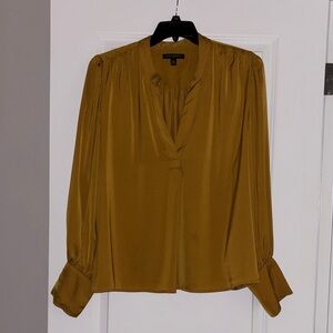 Banana Republic Mustard Yellow Blouse